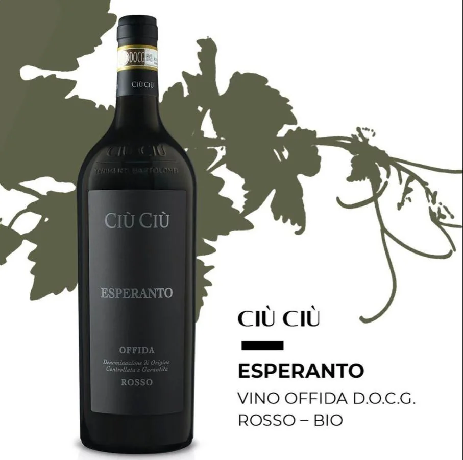 Ciù Ciù Esperanto wine campaign image